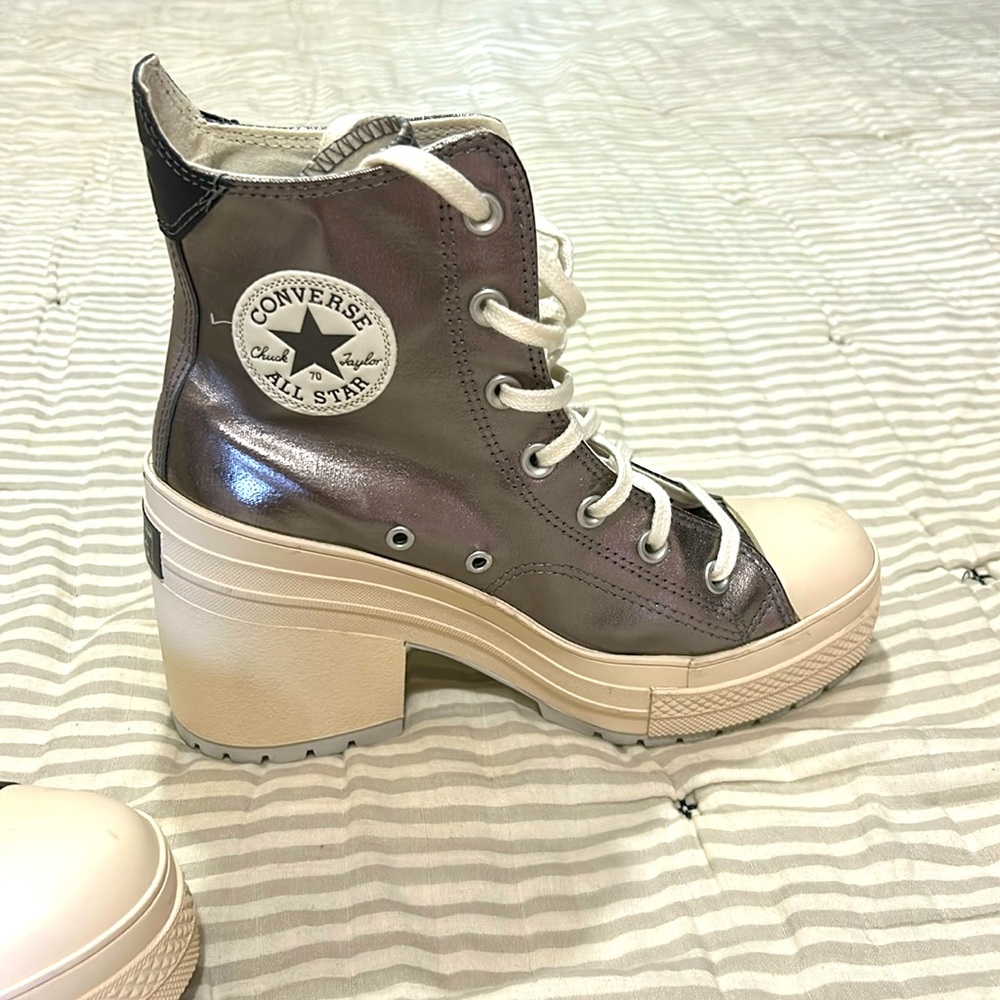 Converse Chuck 70 De Luxe Heel metallic size 8